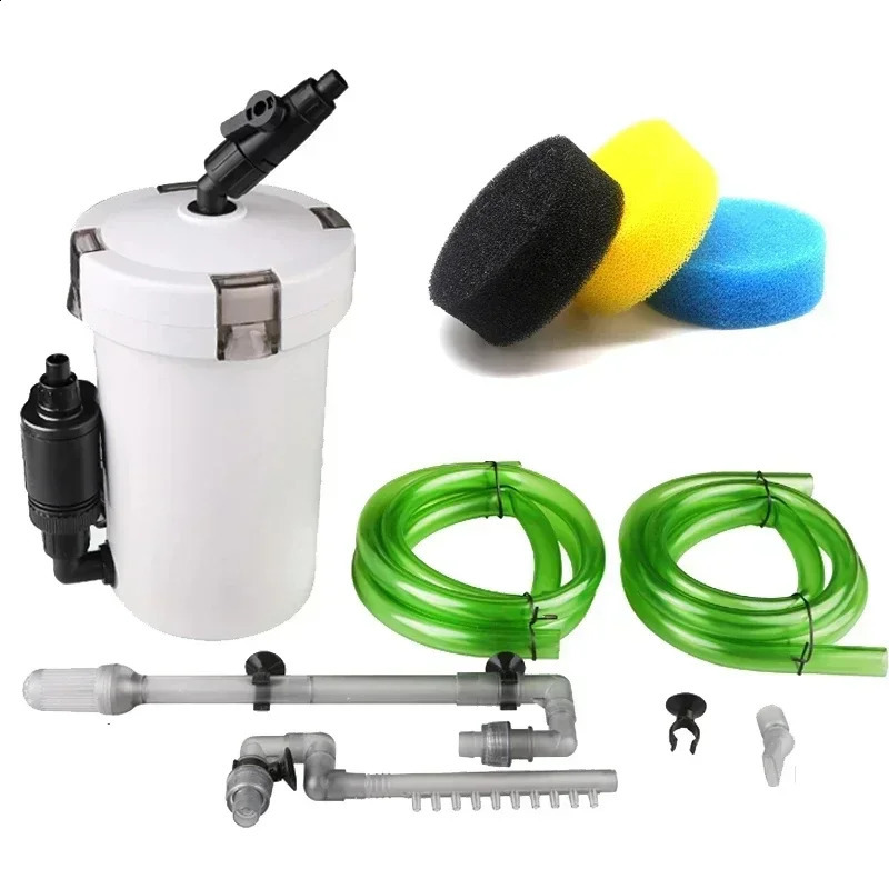 Aquarium filter ultra quiet external aquarium water pump bucket fish tank 110V220VHW602HW603 240906
