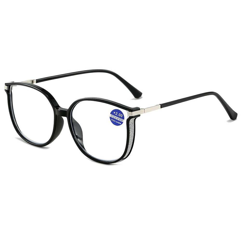 New Fashion Reading Glasses Anti Blue Light Presbyterian Glasses Mens Large Frame Presbyterian Glasses Casual Glasses W240907