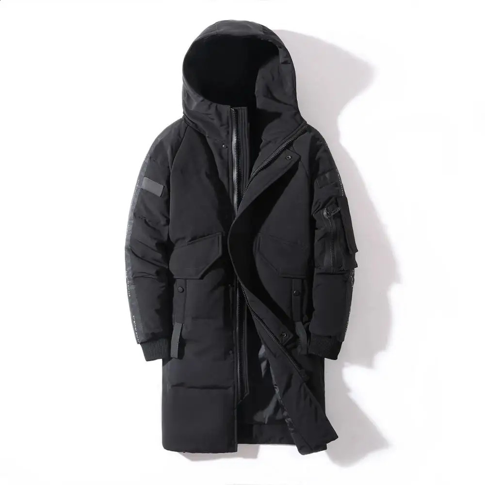 Teens Winter Mens Down Jacket Stylish Male Down Coat Thick Warm Man Clothing Mens Apparel Warm Parka 240905