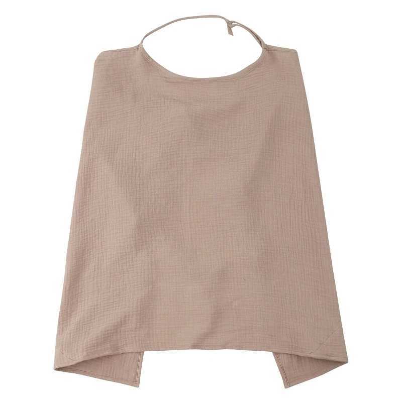 Outdoor breastfeeding cover baby breathable soft cotton plain care cloth nursing cover apron P31B W240907