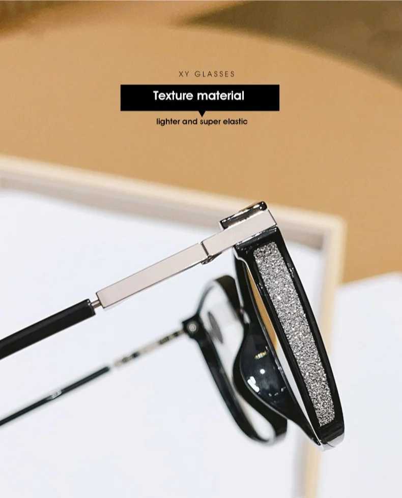 New Fashion Reading Glasses Anti Blue Light Presbyterian Glasses Mens Large Frame Presbyterian Glasses Casual Glasses W240907