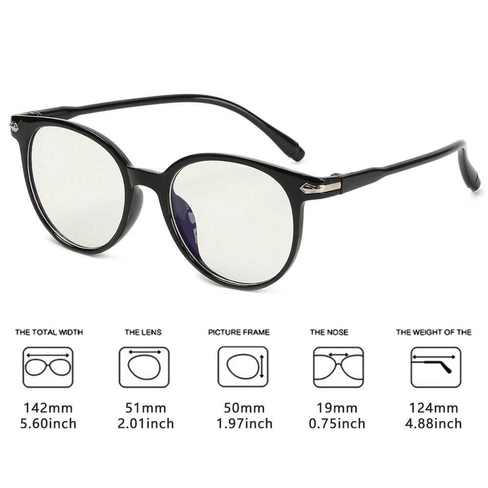 Neutral anti blue light transparent glasses frame visual care flexible portable optical glasses computer glasses fashion glasses W240906