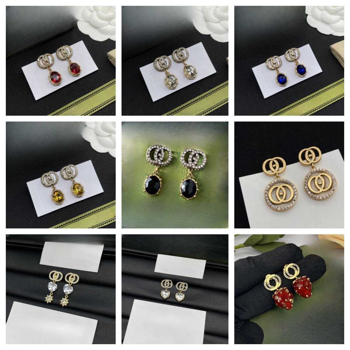 Earring Ear Stud Women Pendant Earrings for Wedding Party Gift Jewelry Accessories High Quality Jewelry gifts Stainless steel earrings
