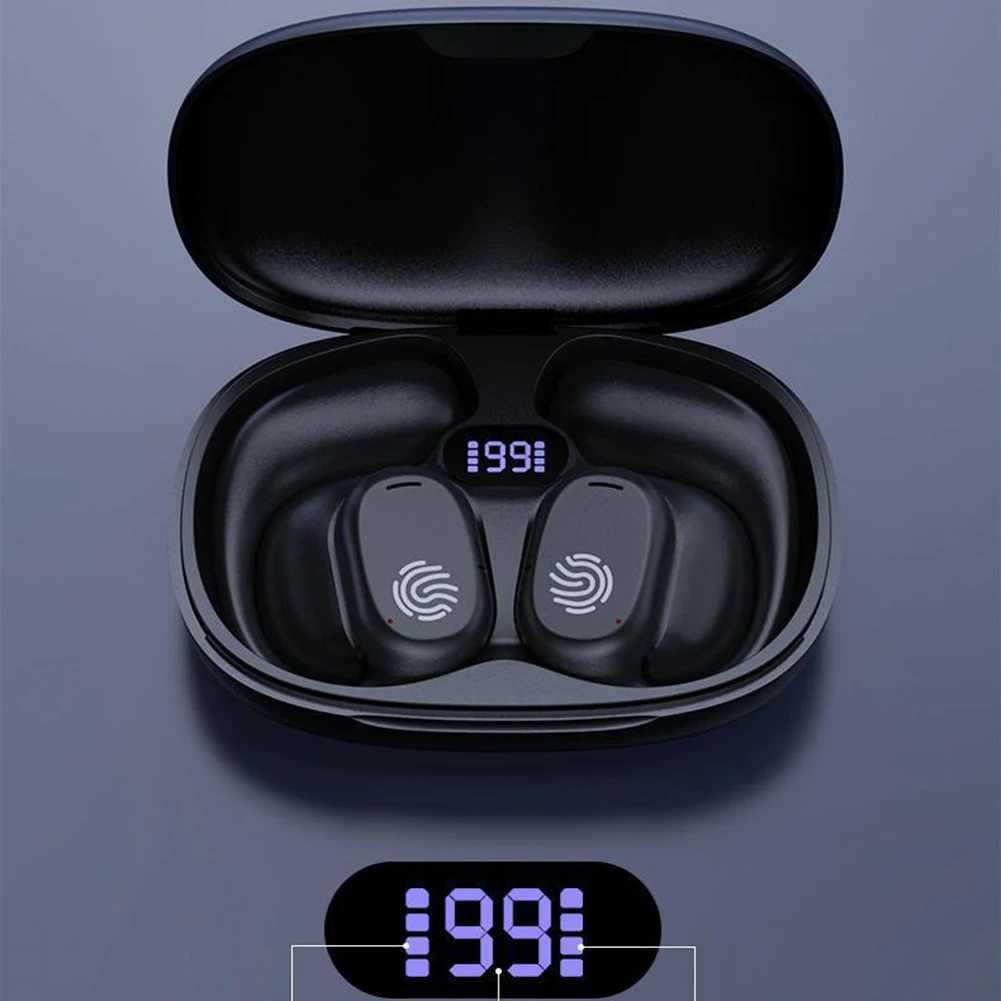 GT280 Wireless Air Conduction Earphones With Power Display Charging Case Headphones For Cell Phone Computer Laptop M240907