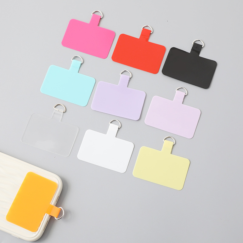 New universal mobile lanyard phone case fixed card TPU patch gasket clip ultra-thin anti drop hanging piece for women