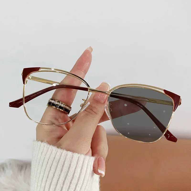 Retro womens cat eye glasses frame anti blue light fluorescent glasses computer goggles womens glasses Gafas Mujer Anti Luz Azul W240906