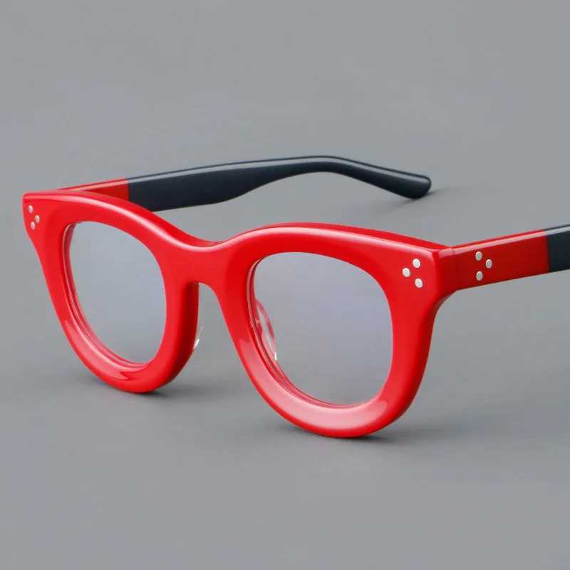 Retro acetic acid cat eye glasses frame Retro glasses frame Mens luxury brand glasses Womens fashion design W240906