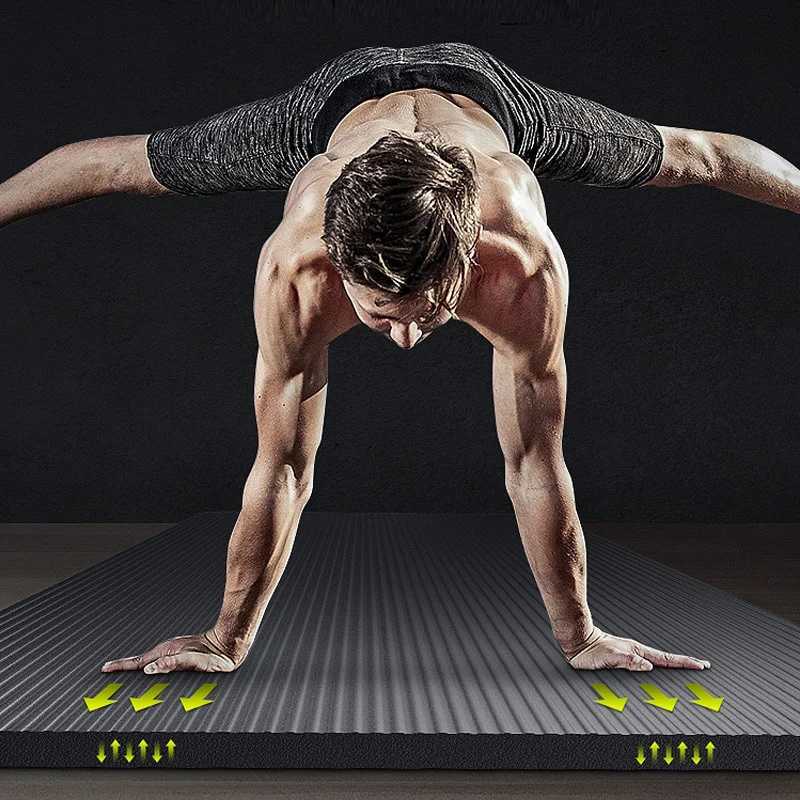 Large size 200X90cm anti slip thick 20mm fitness yoga mat odorless Pilates gym exercise mat gym meditation mat W240906
