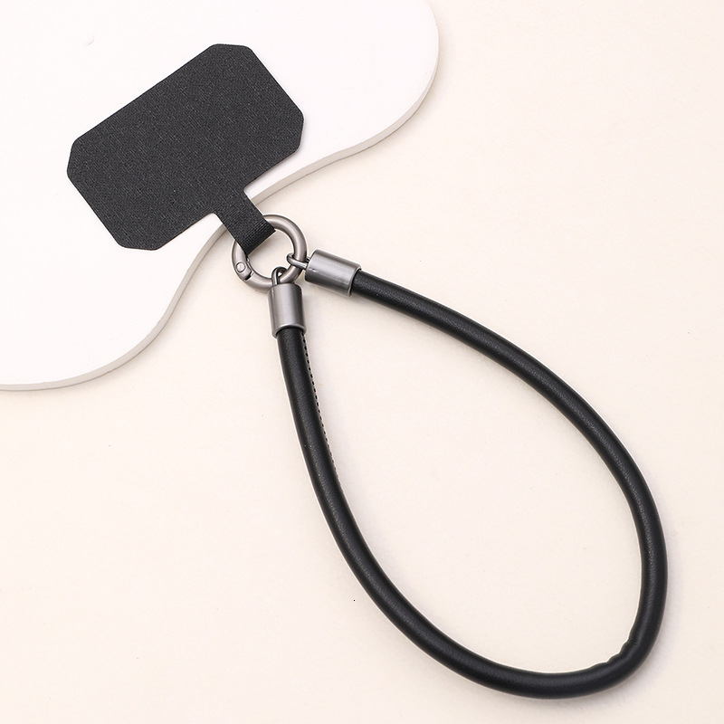Yilian New Short Leather Chain Anti Loss Wrist Strap Durable Phone Rope Men's and Women's Hanging Gifts