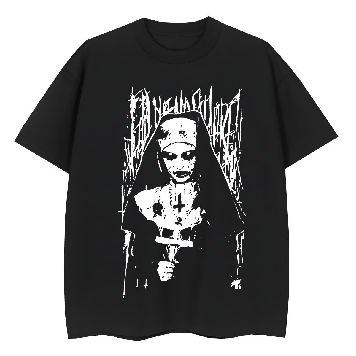 New Arrival Woman T Shirts 230g 100% Cotton Crew Neck Spring Summer skull Woman Tshirt Unisex Skull Tops