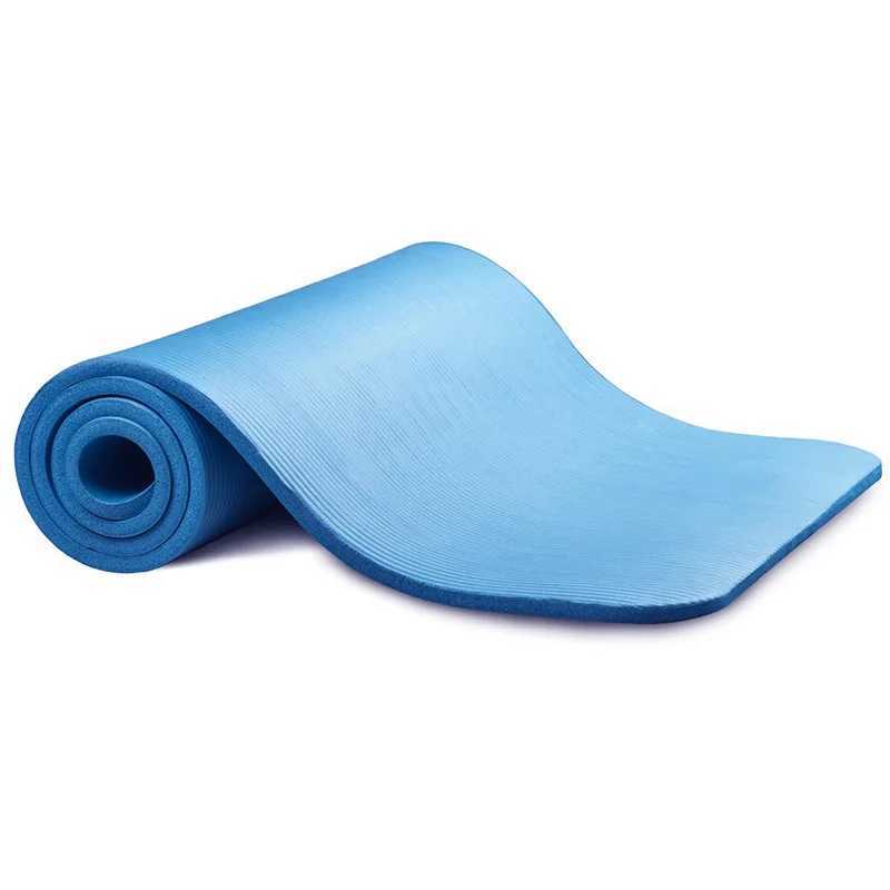Balanced multi-purpose 1/2 inch ultra thick high-density tear resistant exercise yoga mat with shoulder straps W240906