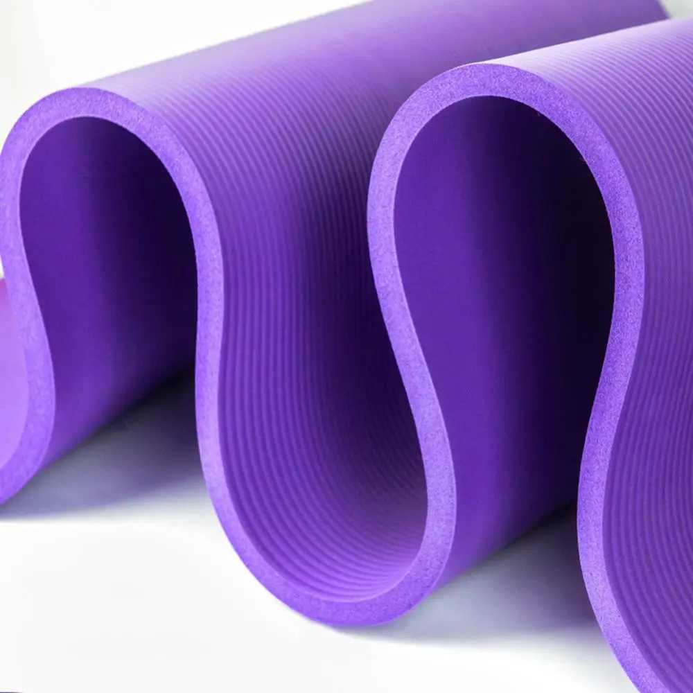 Anti slip yoga mat thick NBR yoga exercise mat home fitness exercise yoga prat mat fitness gym Pilates mat W240906