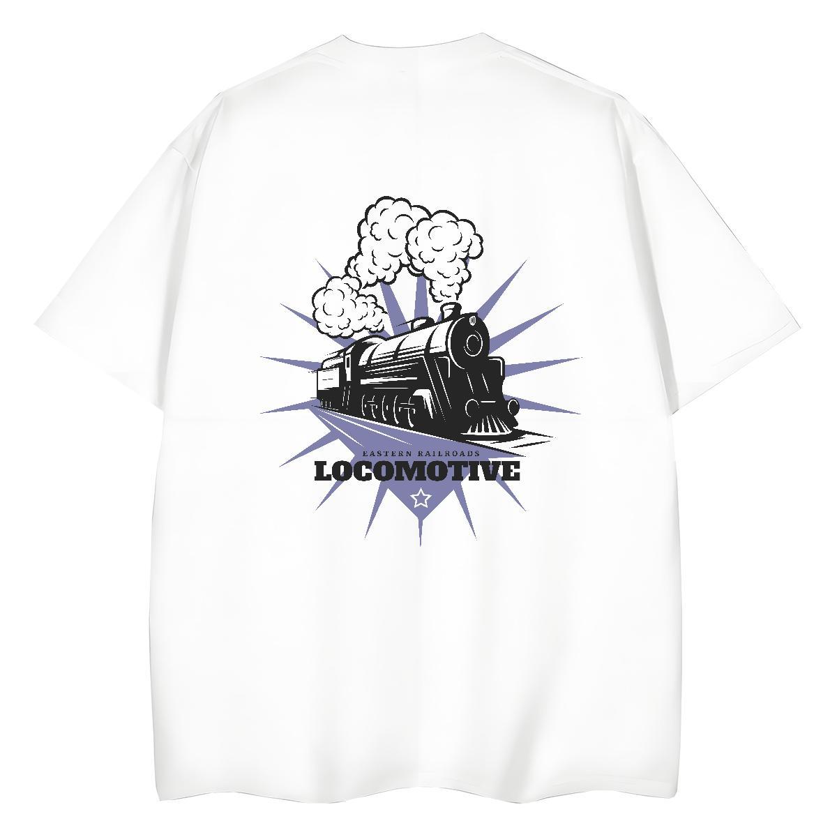 2024 Casual T shirt 230g 100% Cotton Breathable Crew Neck Casual Sport train Tshirt for Man Woman Soft Plus Size Cartoon Tee Shirt