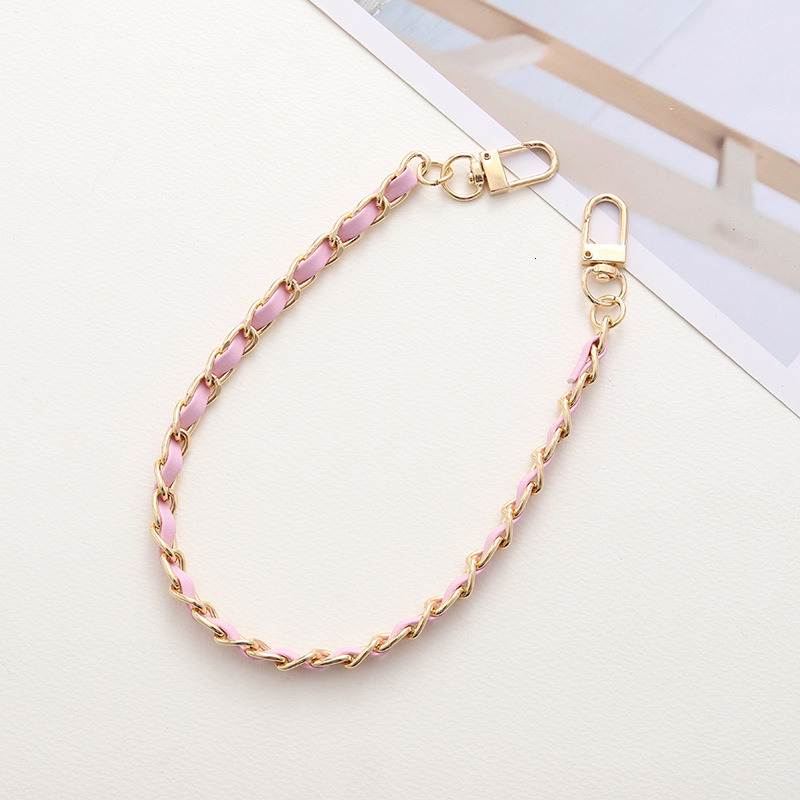 Yilian New Handmade Leather Handheld Phone Case DIY Jewelry Pendant Women's Bag Small Fragrance Feng Shui Cup Chain