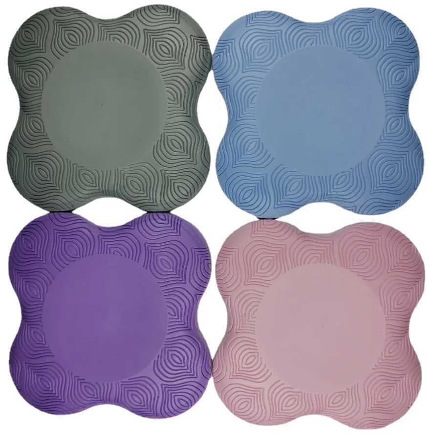 One Pilates knee pad hands anti slip solid color protective pad yoga pad flexible knee pad soft TPE foam pad W240906