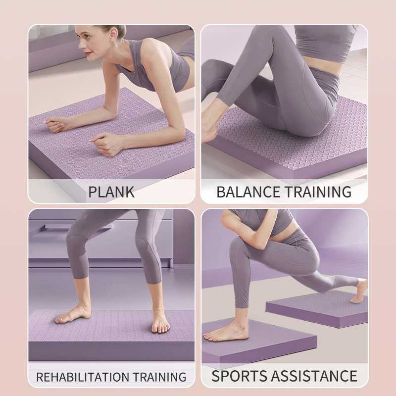 Balance pad non slip foam pad and ankle knee pad for core balance and strength stabilization training yoga and fitness W240906