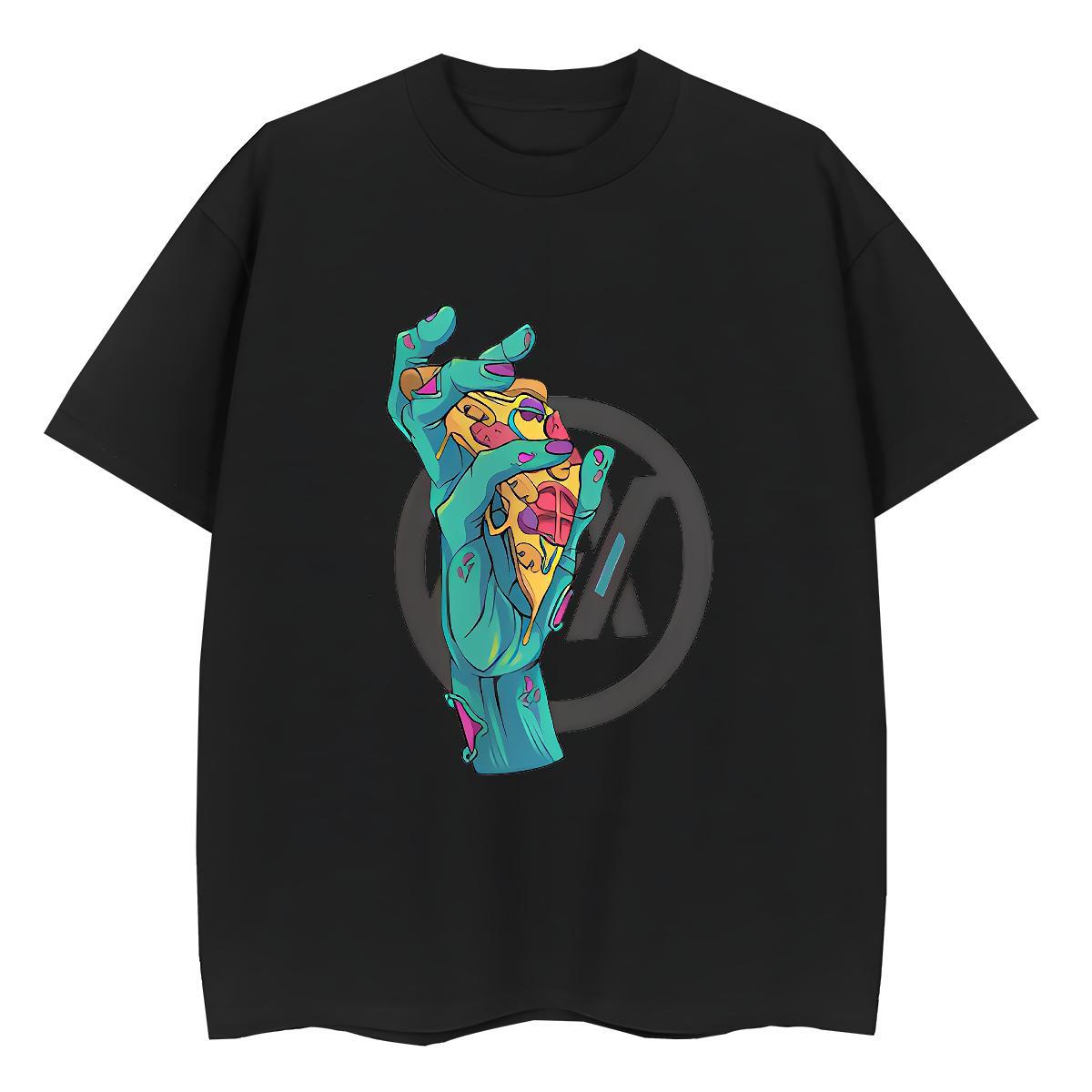 DIY T Shirts Women 230g 100% Cotton Breathable Crew Neck Daily Outfit skull Couples T Shirts Female Plus Size Custom Wear