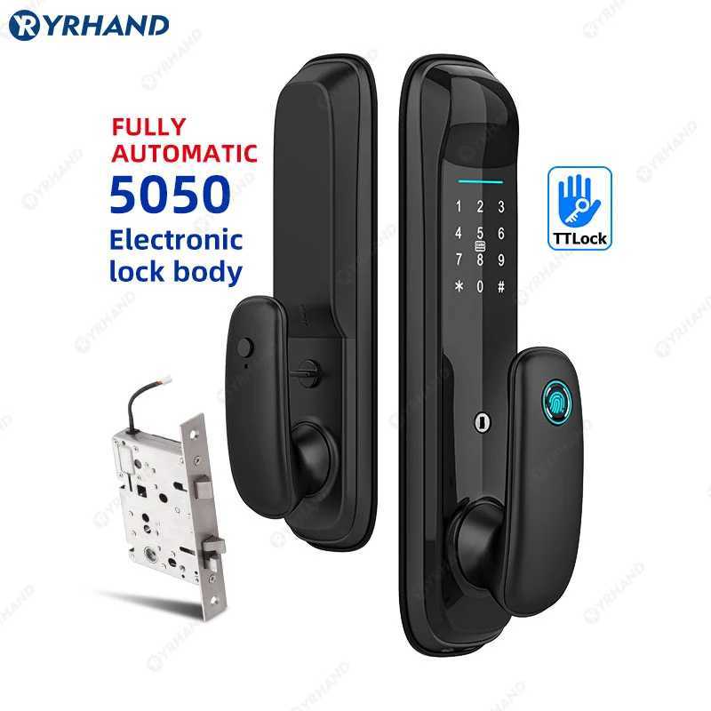 YRHAND TUYA Wifi Smart Home Digital Electronic Lock Biometric Digital Fingerprint Smart Door Lock CL240920