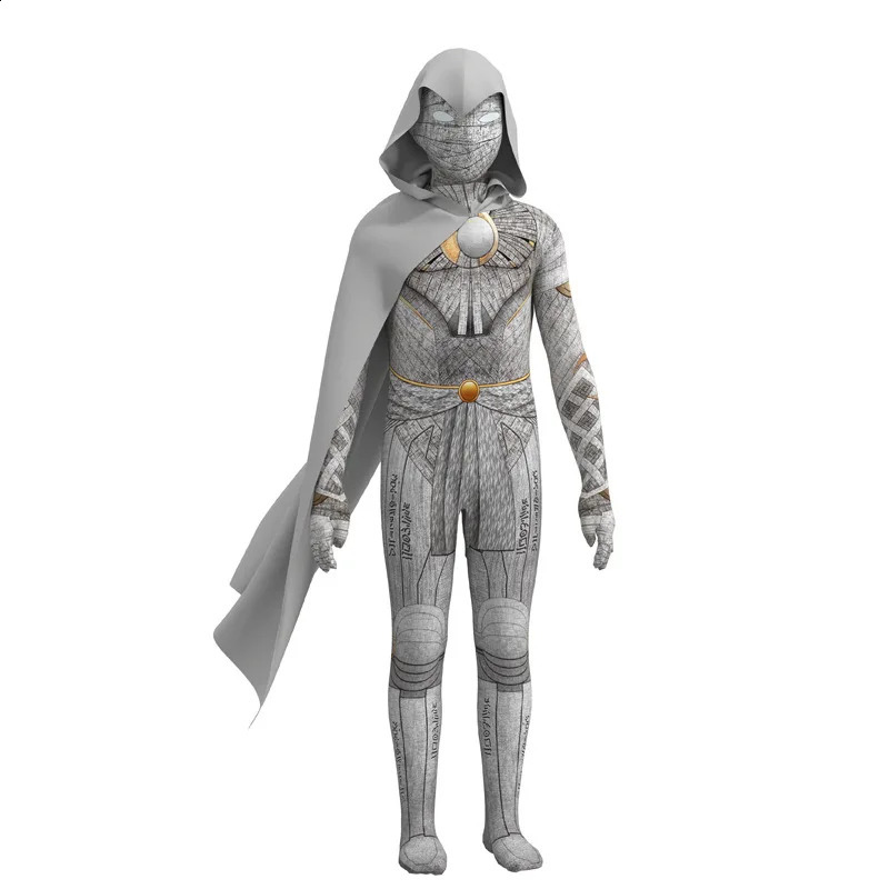 Moon Knight Cosplay Costume Marc Spector Costume Uniform Halloween Costume for Kids 240906