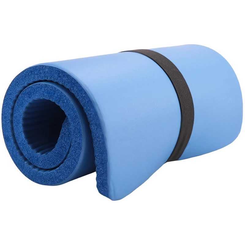 15MM thick yoga mat comfortable foam knee elbow pad for exercise Yoga Pilates indoor mat fitness training W240906