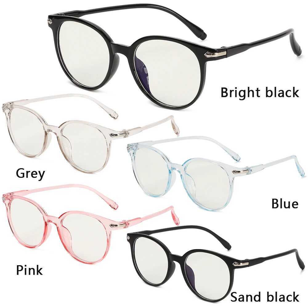 Neutral anti blue light transparent glasses frame visual care flexible portable optical glasses computer glasses fashion glasses W240906