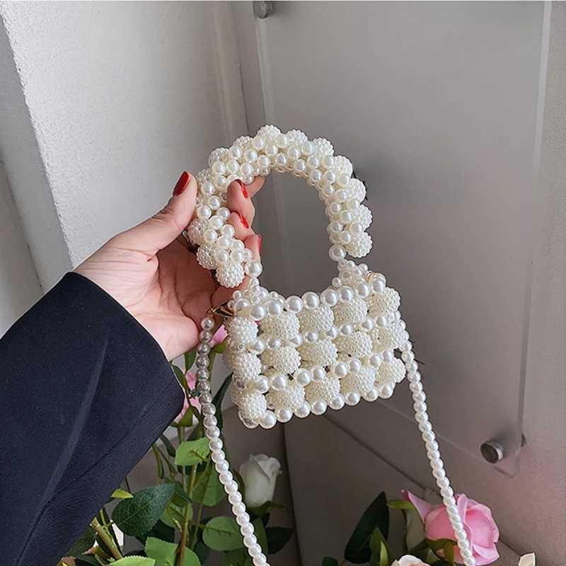 Childrens Mini Princess Cross Bag Baby Girl Cute Pearl Coin Bag Handbag Kawaii Childrens Wallet and Handbag Gifts W240906