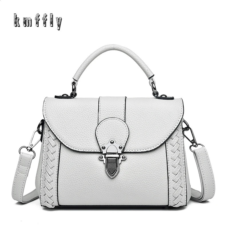 Womens leather handbag er high-quality womens shoulder bag retro lock cross body bag womens Sac a Main 240904