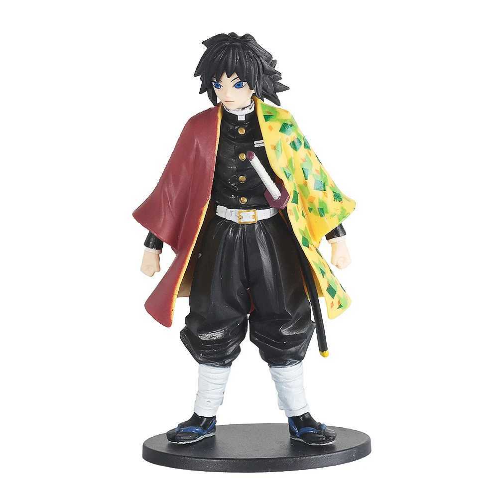Anime 16CM Demon Slayer Kimetsu no Yaiba figure Kamado Tanjirou Action Figure Agatsuma Zenitsu Nezuko Warrior PVC Model ToysXJ240905