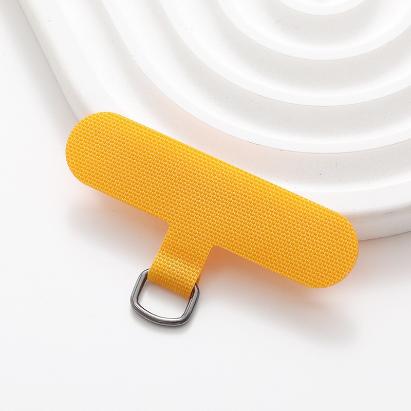 Color cured cloth case T-shaped clip back sticker non deformable universal phone hanging rope gasket D-buckle