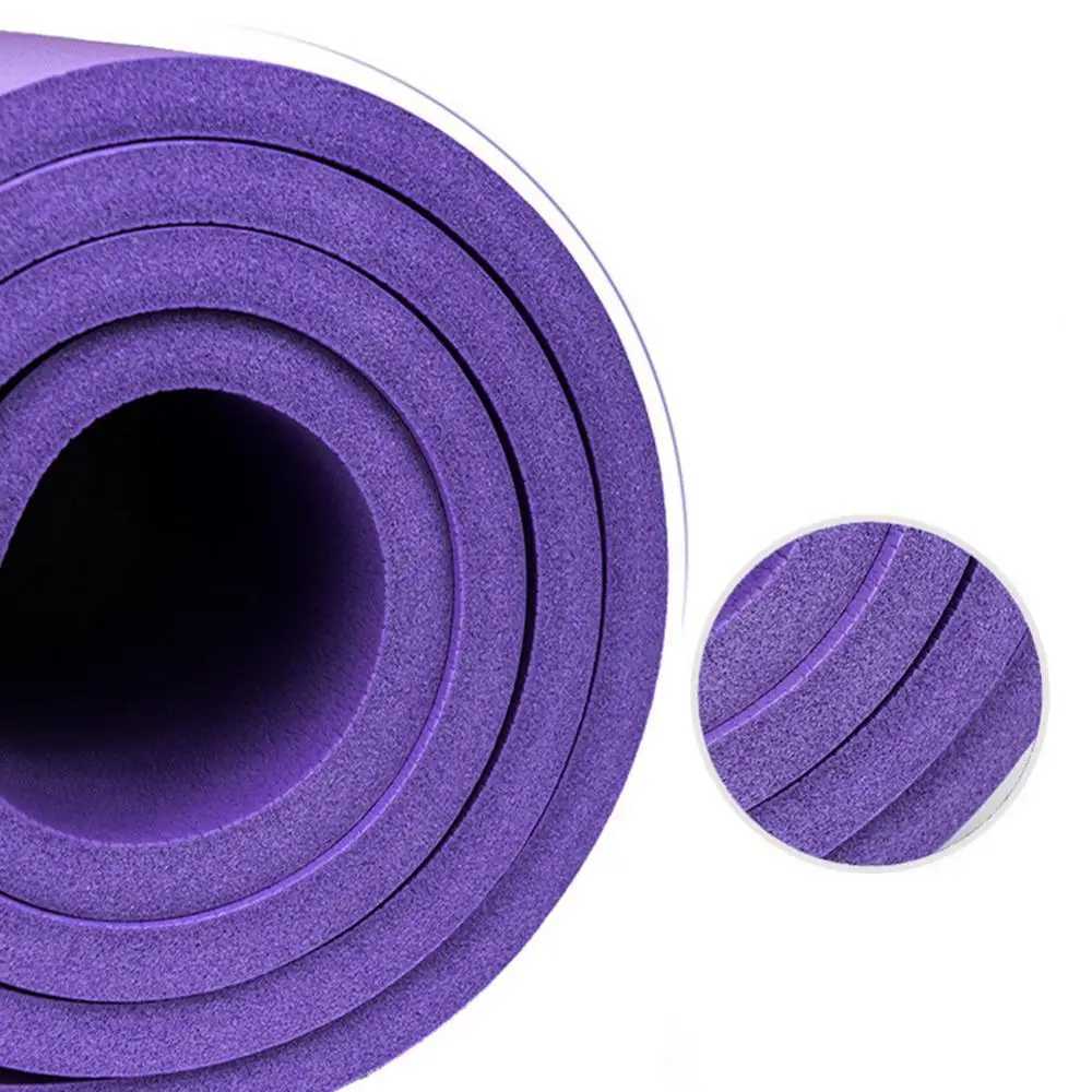 Anti slip yoga mat thick NBR yoga exercise mat home fitness exercise yoga prat mat fitness gym Pilates mat W240906