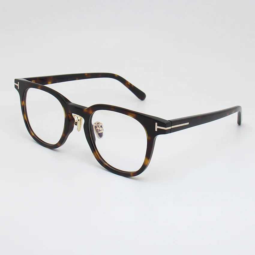 TF5922 Square Glass Frame Myopia Frame Flat Glass Frame Imported T-shaped Metal Will Not Change Color W240906