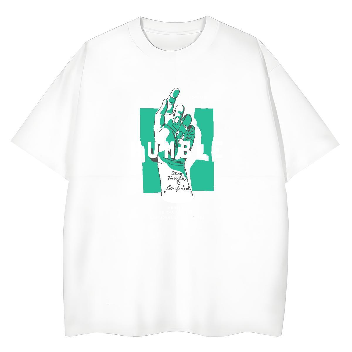 Fashion T Shirts Women 230g Pure Cotton Comfortable Casual Sport hand Unisex Tshirts Lady Graphic Tees Shirts