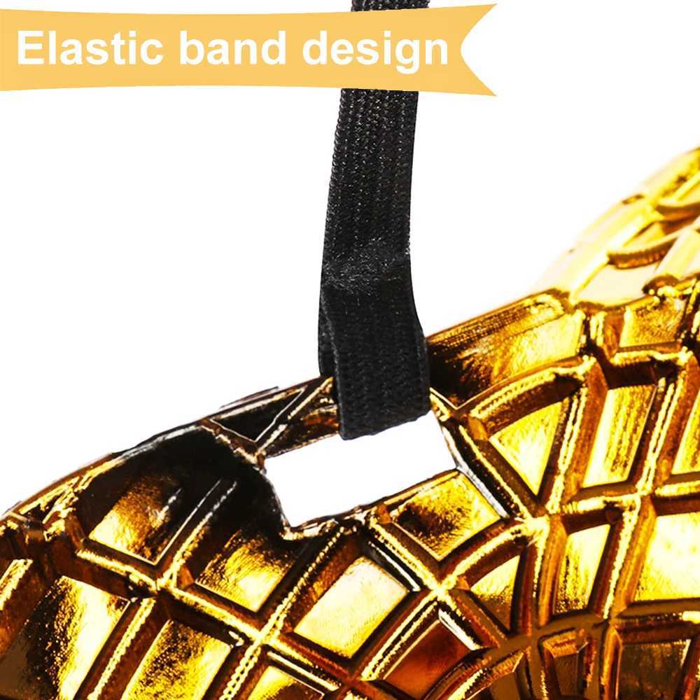 Halloween Golden Leopard Mask Adult Party Props Mask VIP Customer Guest Boss Lion Tiger Mask Halloween Animal Cosplay Costume M240906