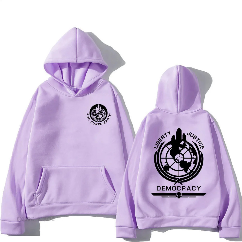 Hell Diver Hoodie Comfortable Hoodie Long Sleeve Sweater Mens/Womens Autumn/Winter Clothing Casual Graphic Printed Hoodie 240904