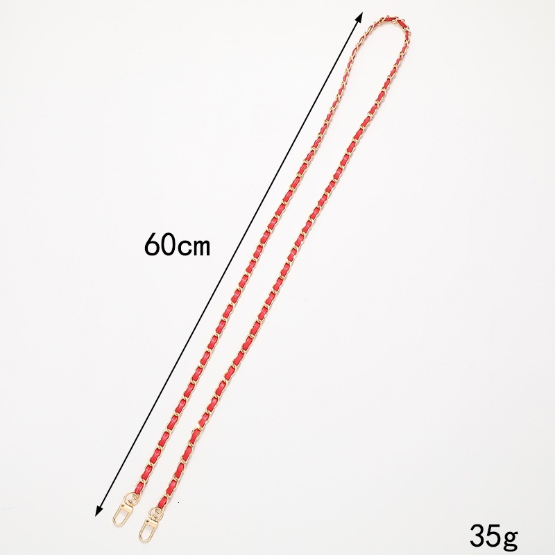 Bag crossbody leather chain, summer bag accessories, DIY shoulder strap, hanging rope, small fragrant wind mobile phone chain