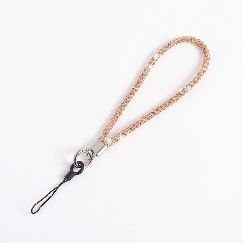 Ins new rhinestone lanyard long crossbody short wrist style mobile phone chain keychain pendant