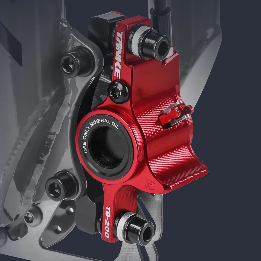 MTB Bike Hydraulic Disc Brake Oil Pressure Caliper Clamp 160mm Front Rear handle A illar CNC bicycle Accessories upgrad 250118