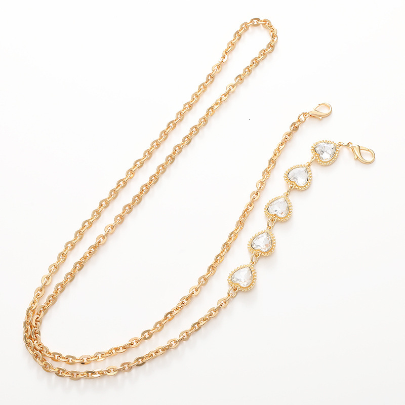 Yilian new metal crossbody love rope phone case hanging decoration pendant shoulder strap bag chain