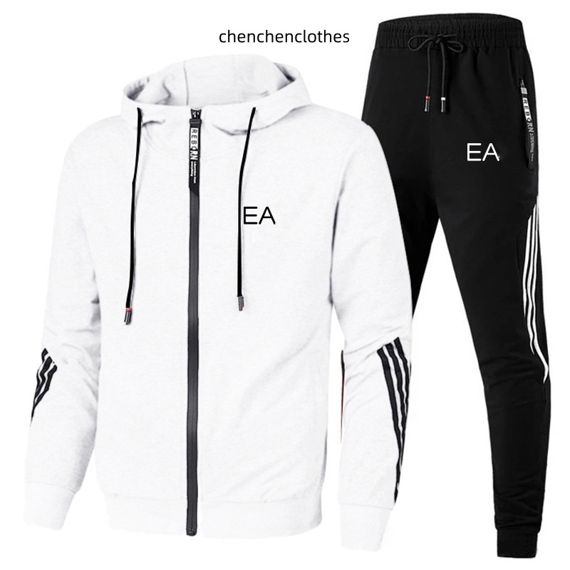 2024 mens tracksuits zipper jackets hoodie with Matching sport pants two piece set designer tracksuit sets running training sports suit