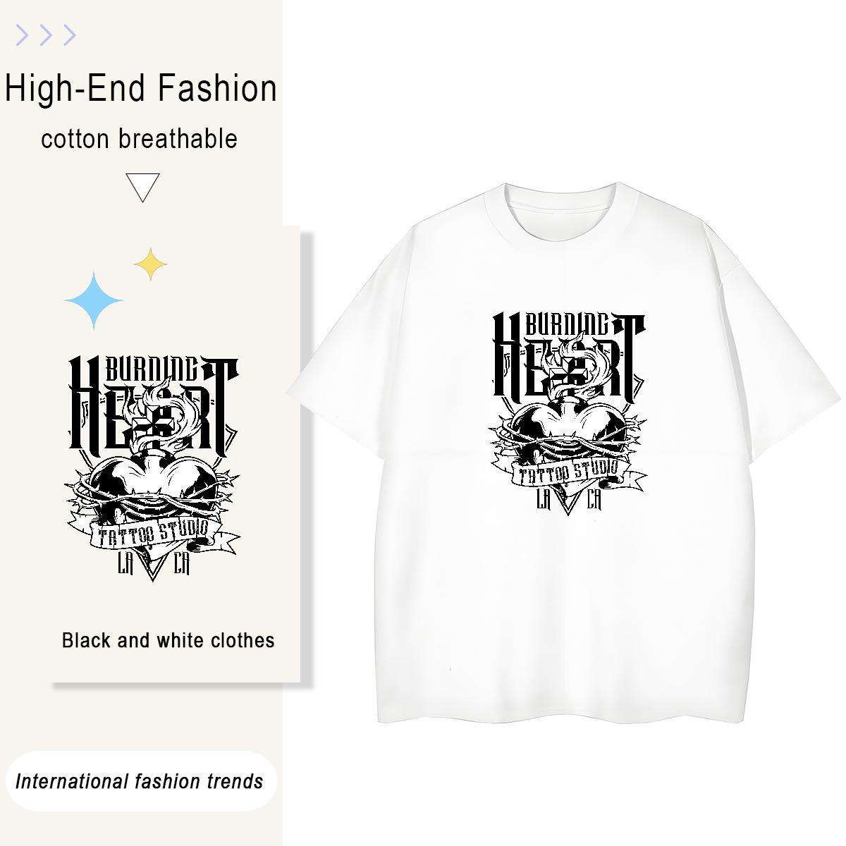 Fashion Woman T Shirts 230g 100% Cotton Short sleeve Soft Casual logo Unisex Tshirts Nice Custom Printing Clothes Shirt