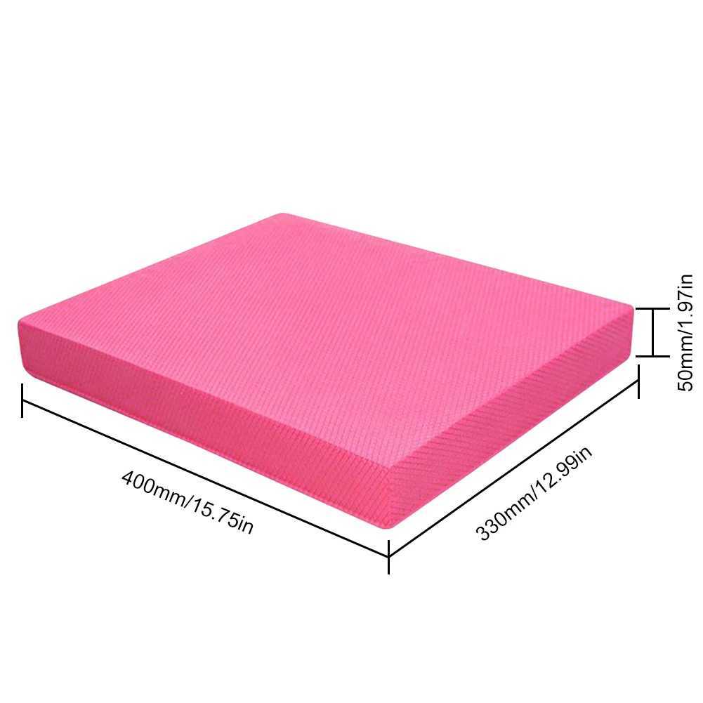 Soft balance pad TPE high rebound yoga pad thick pad fitness yoga Pilates board to maintain balance board for physical therapy W240906