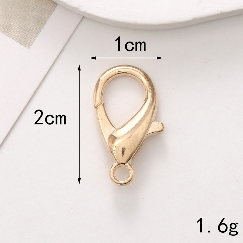 Yilian Jewelry Zinc Alloy Spring Ring Open Lobster Door Keychain Clothing Circle Love Plate Buckle Accessories