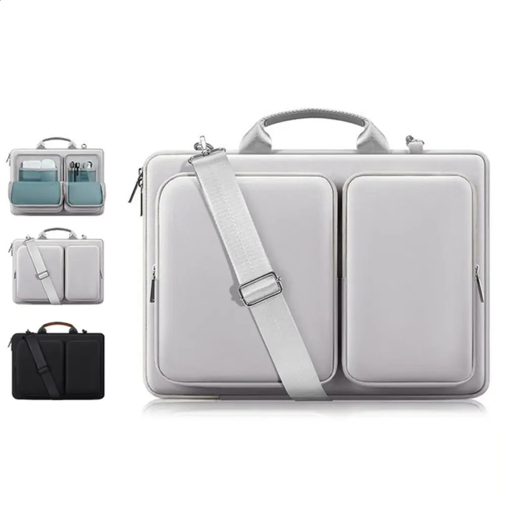 15 inch laptop shoulder bag shockproof business tablet case large capacity waterproof suitable for /// 240903