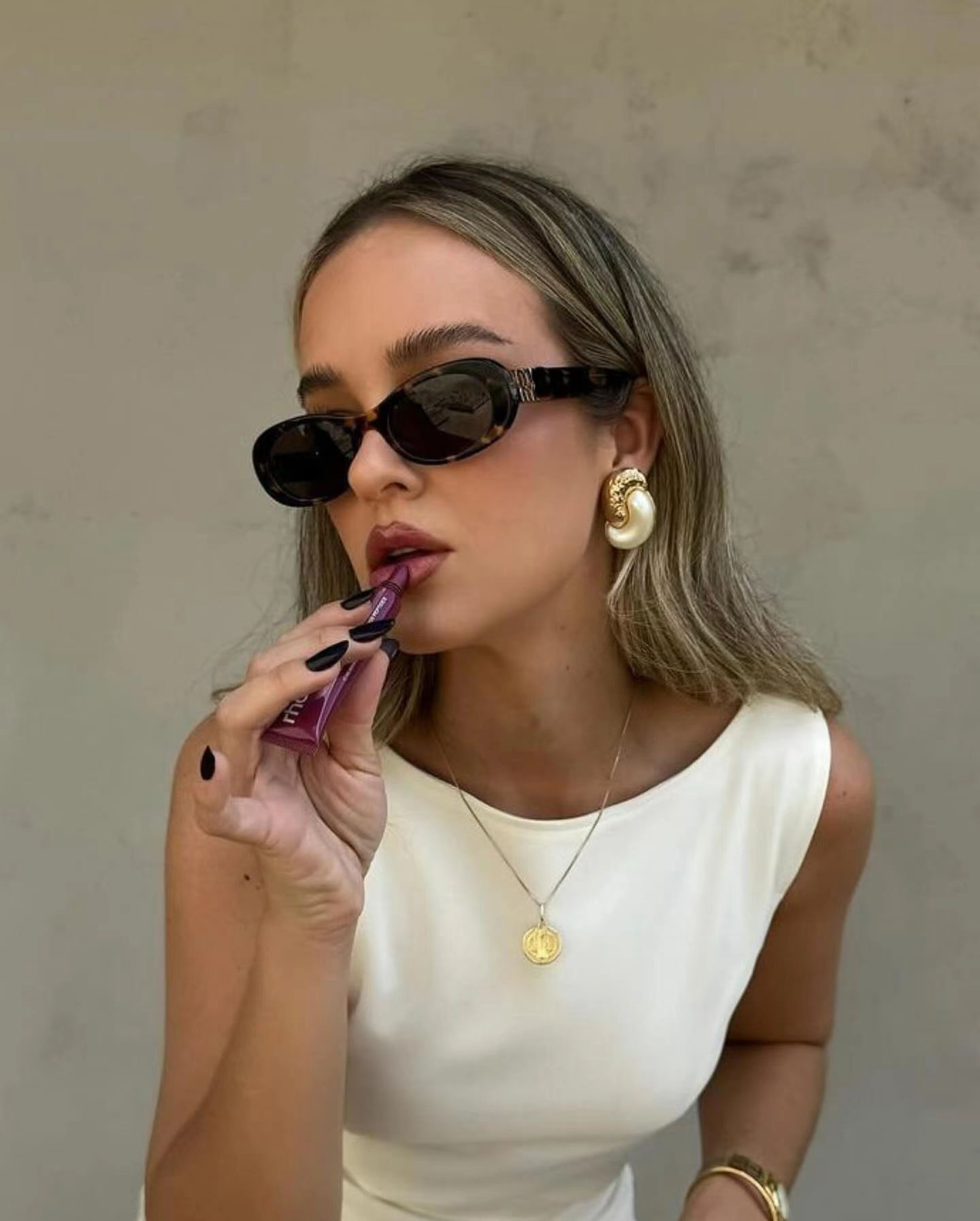 oval frame sunglasses sunglass Designer glasses womens m Fashion anti-radiation 2024 New style UV400 Polarized lenses mens retro eyeglasses with outdoors go sun