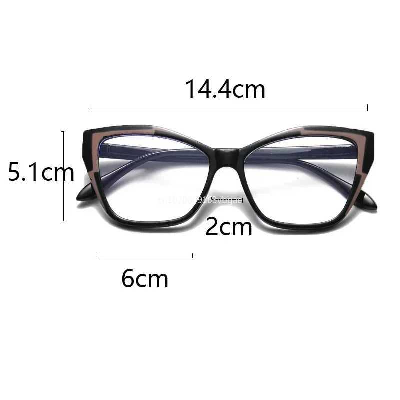Womens Optical Glasses Frame Anti Blue Light Blocking Glasses Brand Designer Womens Fashion Glasses W240906