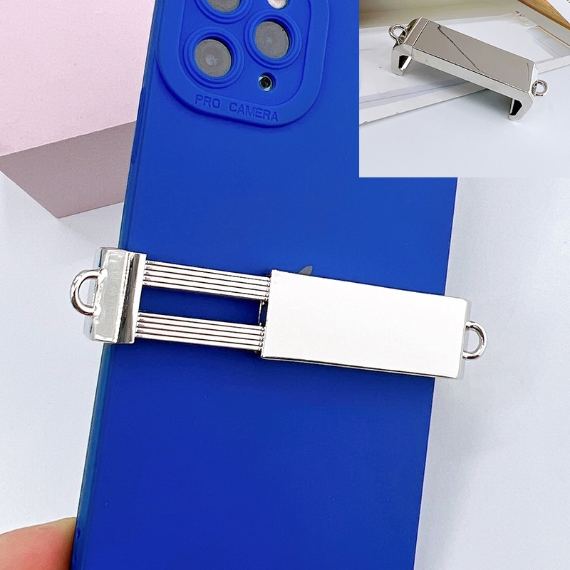 Metal clip with crossbody rope, backable high-end chain, phone case, neck hanging chain for men and women