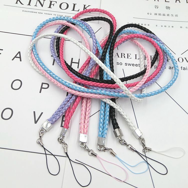 Hot selling woven hanging rope, woven long hanging rope, chest tag, anti fall hanging neck, men's and women's work tag, hanging chain