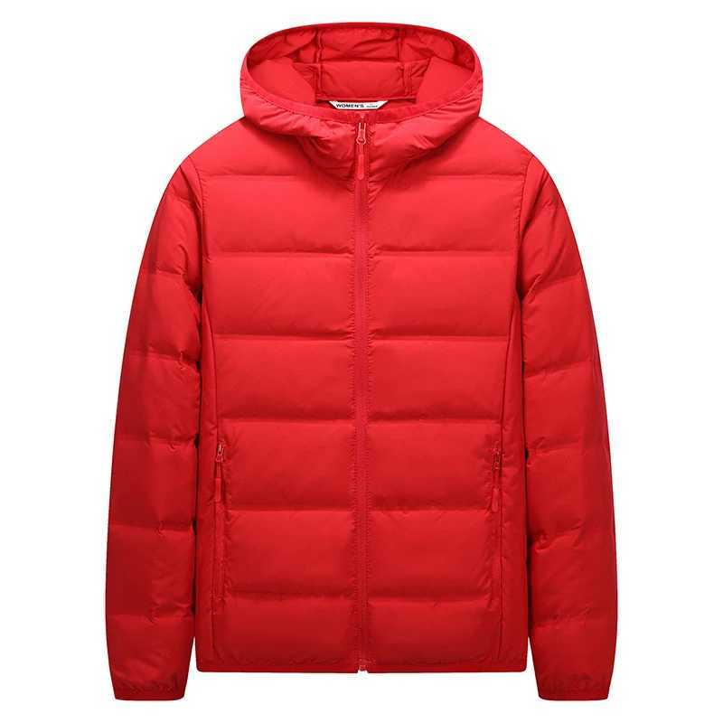 New autumn and winter duck down jacket mens hood ultra light ultra-thin waterproof and comfortable jacket mens jacket W240906
