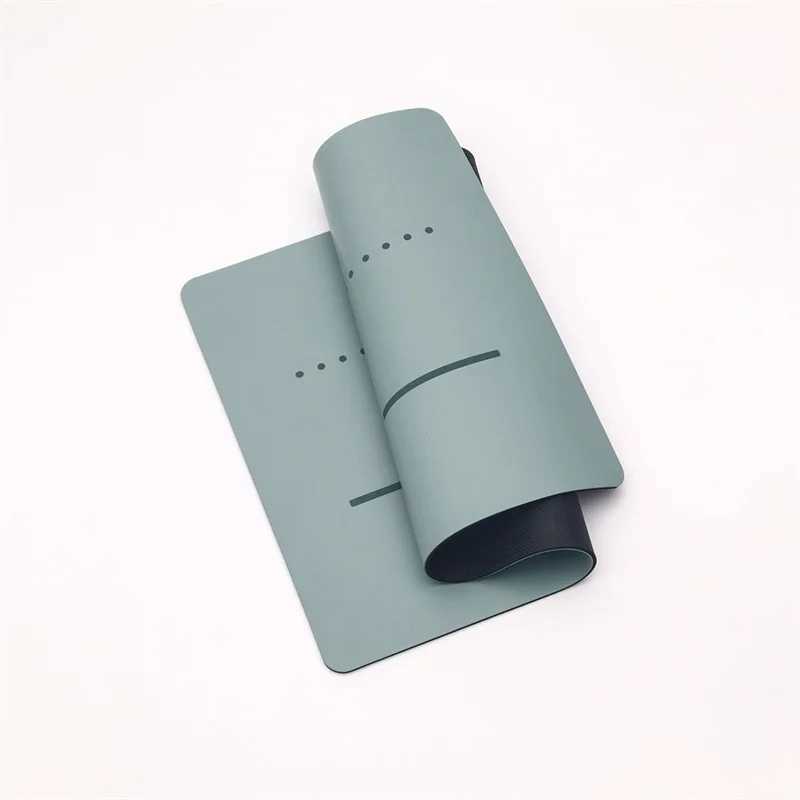 PU natural rubber yoga mat flat support portable mini auxiliary mat anti slip knee pad meditation head facade exercise W240906