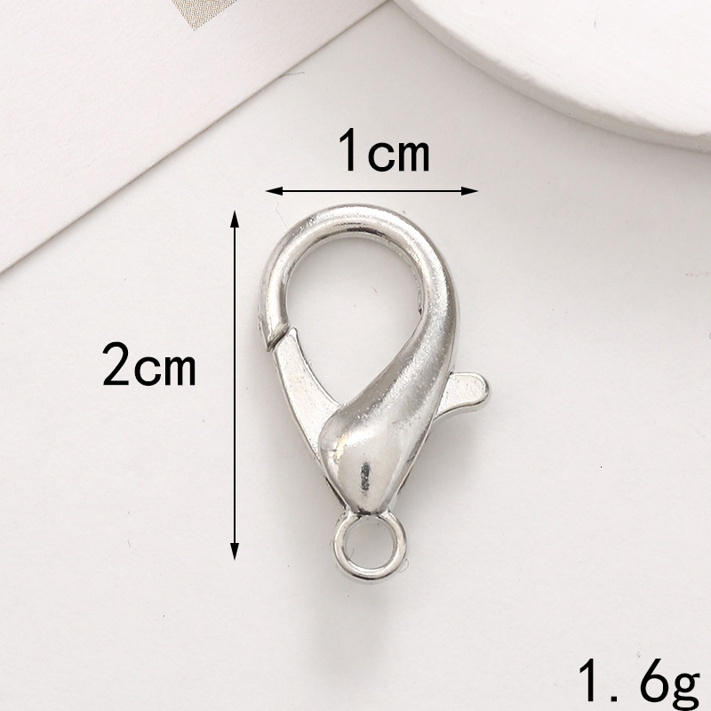 Yilian Jewelry Zinc Alloy Spring Ring Open Lobster Door Keychain Clothing Circle Love Plate Buckle Accessories